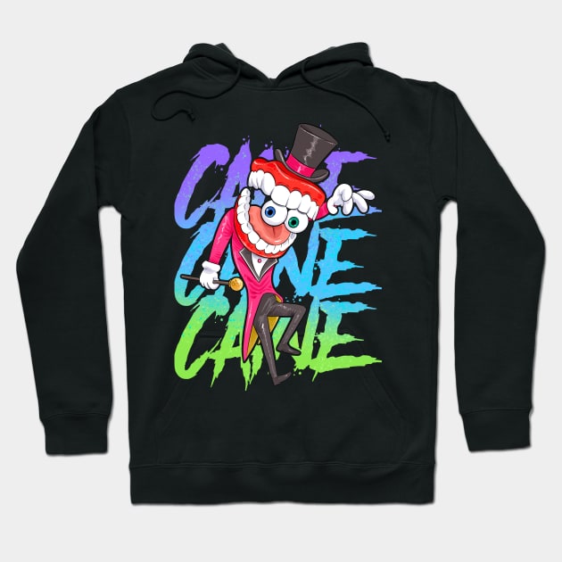 THE AMAZING DIGITAL CIRCUS CAINE Hoodie by Draw For Fun 